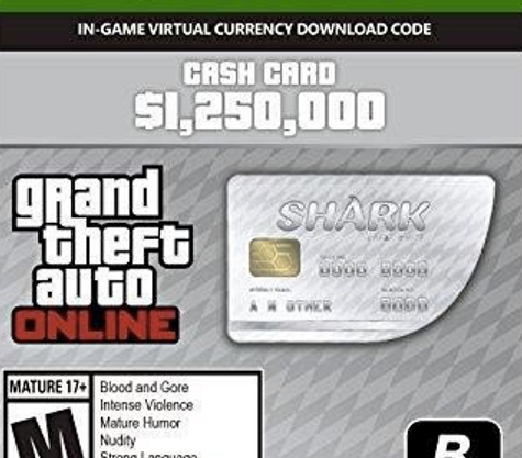 Grand Theft Auto V GTA: Great White Shark Cash Card Xbox One (EU)